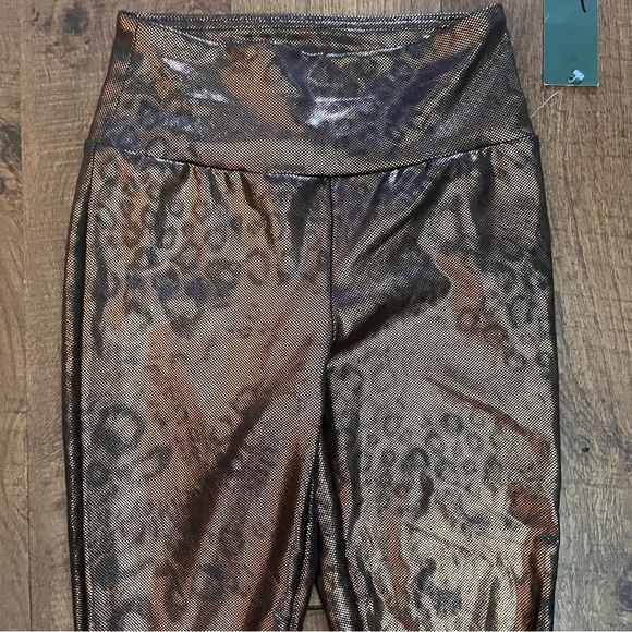 wild fable leggings women juniors XS extra small animal print high waist NWT NEW - Picture 3 of 8